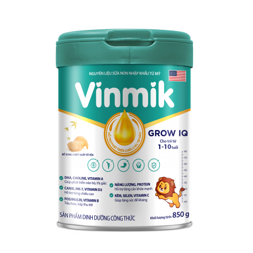 Sữa Vinmik GROW IQ 850G